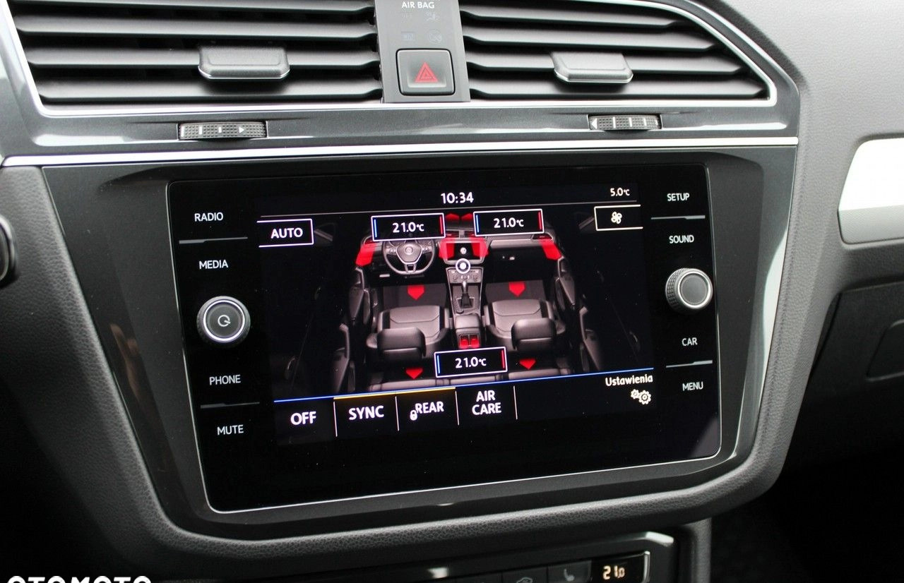 Volkswagen Tiguan cena 86900 przebieg: 139000, rok produkcji 2020 z Krzanowice małe 466